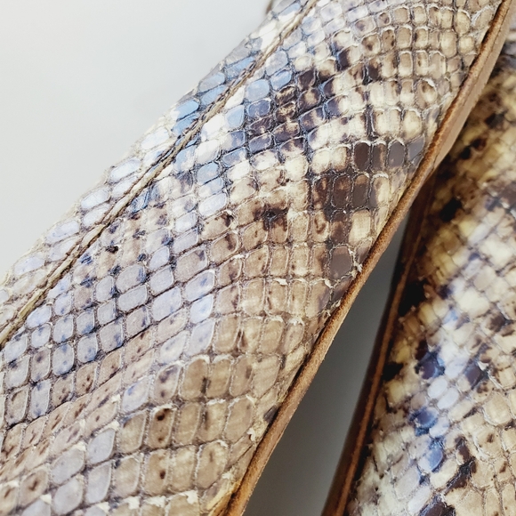 BURBERRY Real Python ballet Flats Size 37.5 - Picture 14 of 16